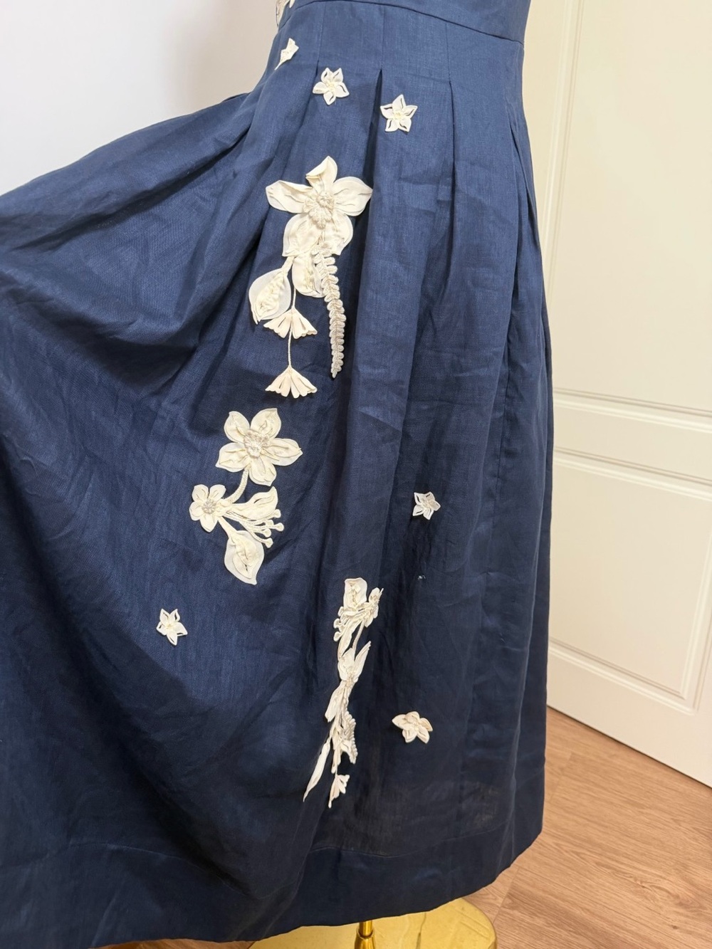 AGUA BY AGUA BENDITA Sula Cauca linen-floral maxi dress - Picture 11 of 11